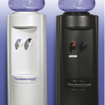 black and white EverCool Bottled Water Dispensers