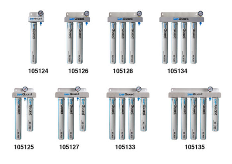 BevGuard Everpure Filter-Head and Manifold-Head Assemblies for BGE Filters